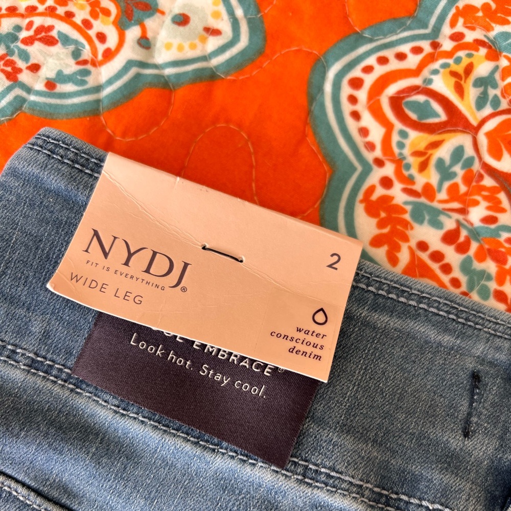 NYDJ Jean wide leg capris size 2